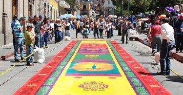 Gwateamala, wielkanoc, dywan kwiatowy