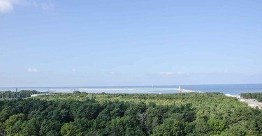 Gazoport -widok ze zbiornika