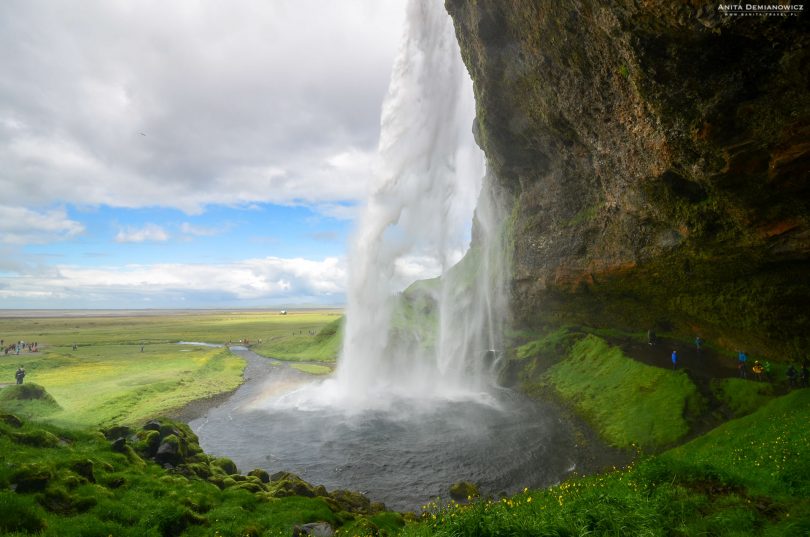 Wodospad Seljalansfoss, Islandia, Anita Demianowicz