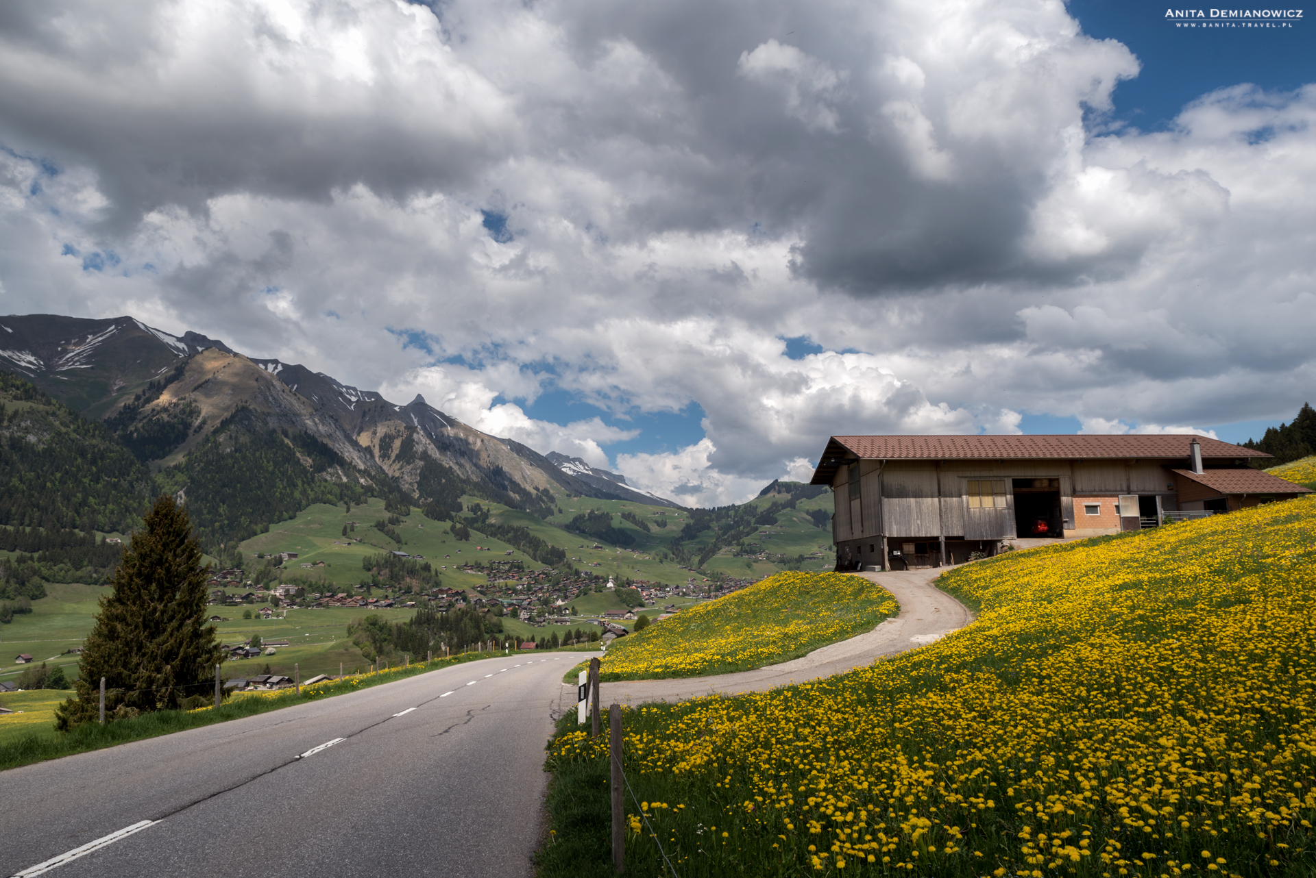 Trasa z Aigle do Montbovn, Szwajcaria